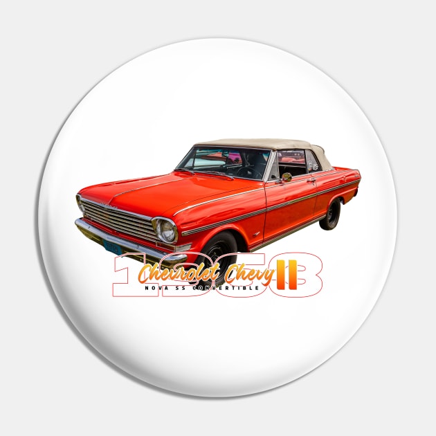 1963 Chevrolet Chevy II Nova SS Convertible Pin by Gestalt Imagery