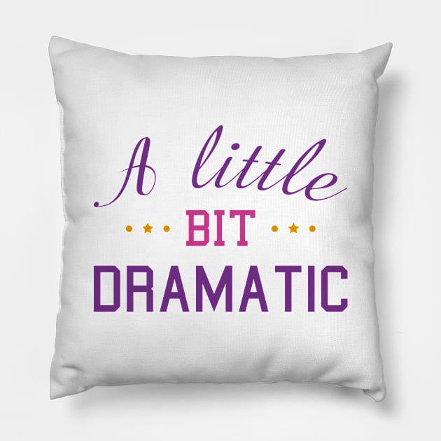 A Little Bit Dramatic Pillow by LuckyFoxDesigns