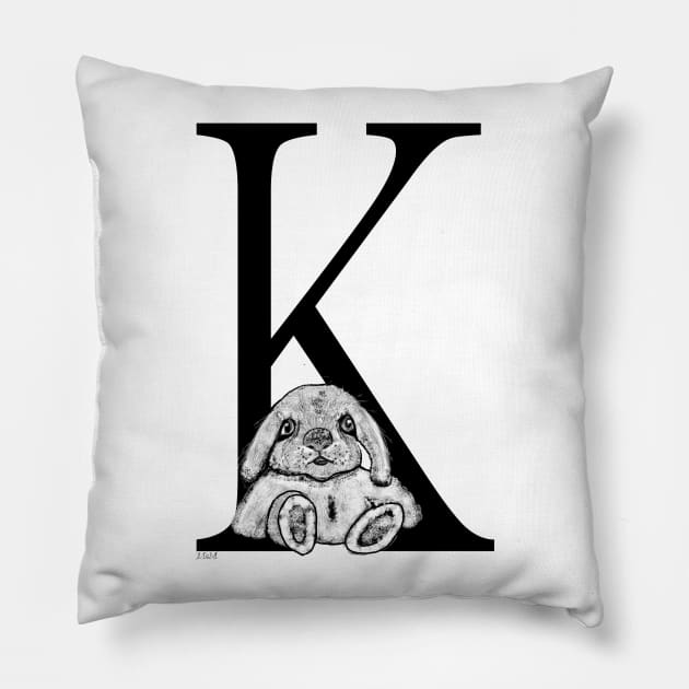 letter K Pillow by msmart