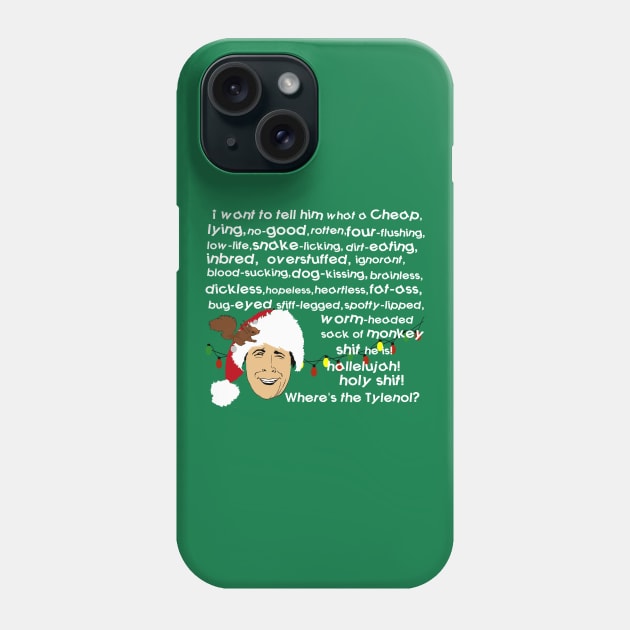 Clark Griswold Rant Phone Case by PoetandChef