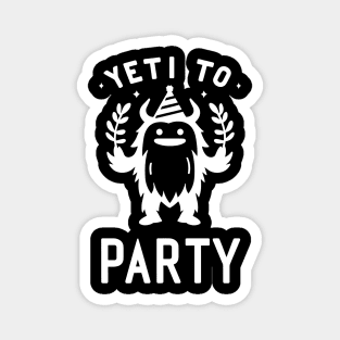 Yeti To Party Magnet