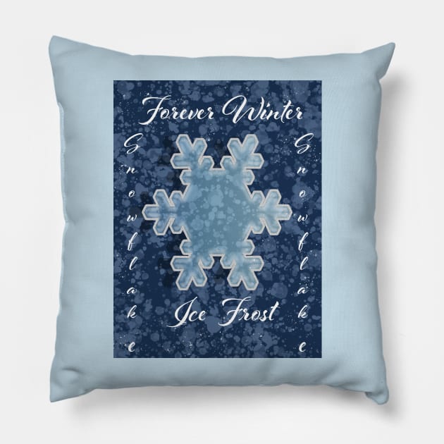 Forever Winter Pillow by PandLCreations