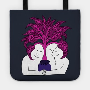 Purple Plantasia Tote