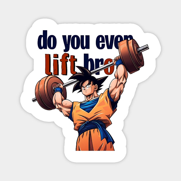 do you even lift bro Magnet by Stephanie Francoeur Art