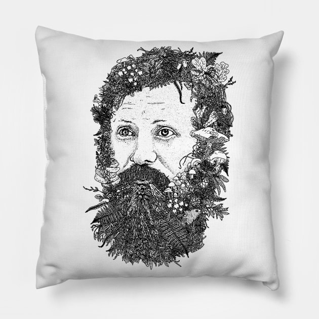 Wild Muir Pillow by TheCosmicTradingPost