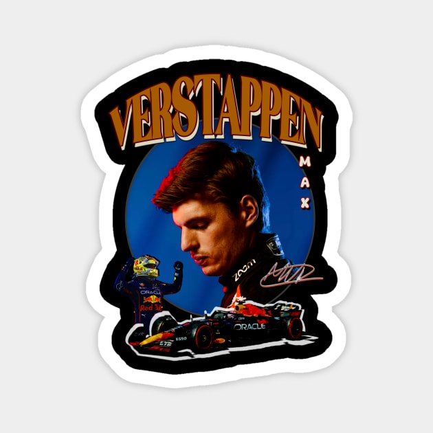 Max Verstappen F1 Dutch Car Magnet by dsuss