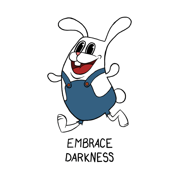 Embrace Darkness - The Bunny your old friend by idreamofbubblegum