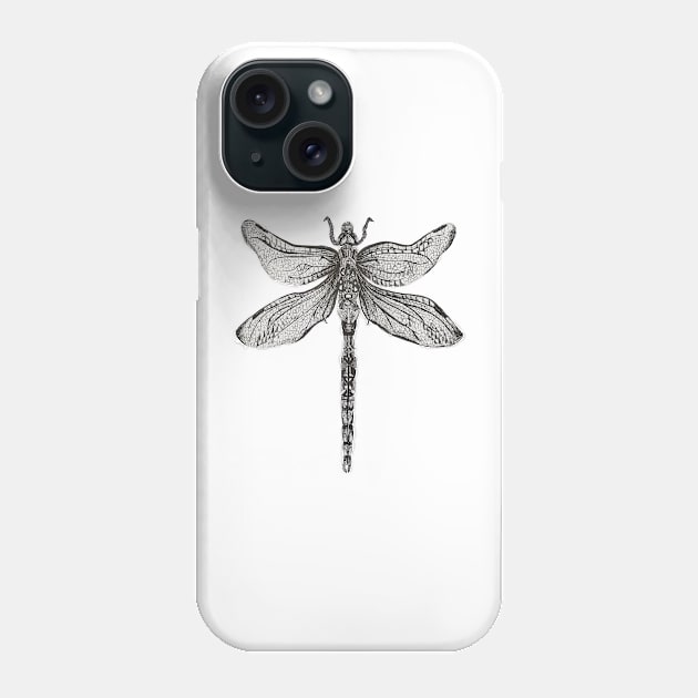 Pen and Ink Dragonfly Phone Case by Richardsonh25