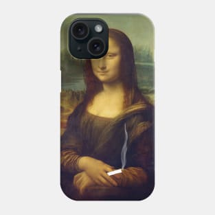 Mona Lisa with a Cigarette Phone Case