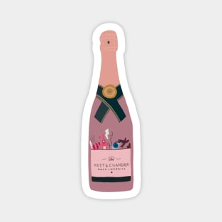 Champagne bottle Magnet