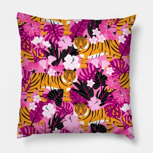 Tropical Tigers Pillow