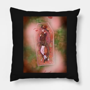 Genshin Impact Hu Tao Coffin Ghosts Art Print Pillow