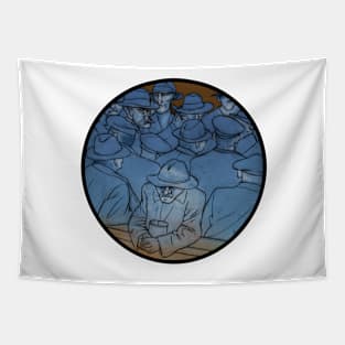 White Angel Bread Line Tapestry