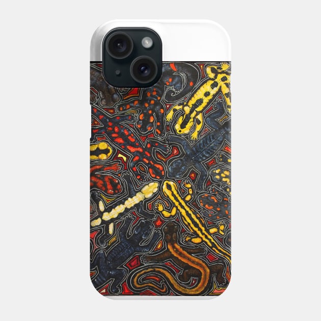 Salamander design Phone Case by chloeyzoard