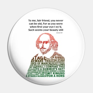 shakespeare birthday art sonnet 401 Pin