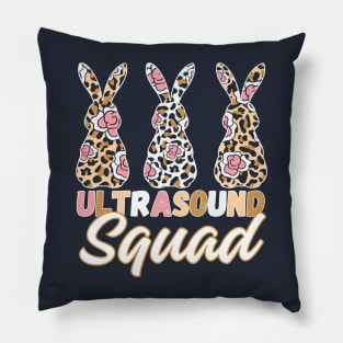 Retro Candy Ultrasound Squad Easter Bunnies Pillow