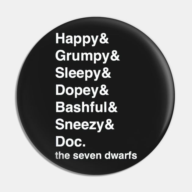 The Seven Dwarfs Pin by Philharmagicalshop