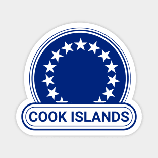 Cook Islands Country Badge - Cook Islands Flag Magnet