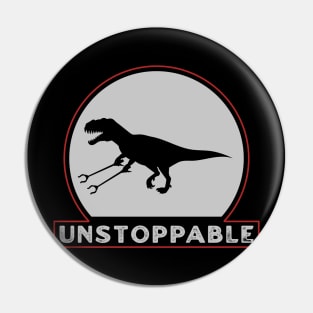 Unstoppable T Rex With Grabbers Long Arms Pin