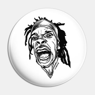 Old School Busta Dreadlocks Pin