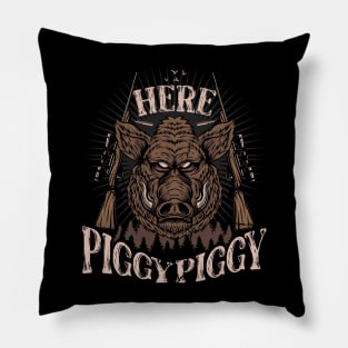 PIG HUNTING GIFTS Pillow