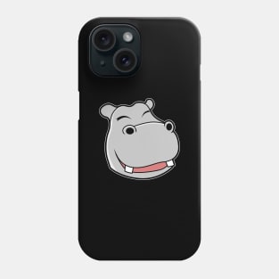 Hippo Head Comic Phone Case