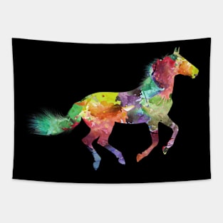 watercolor horse Tapestry