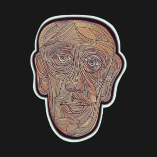 Abstract man’s face T-Shirt