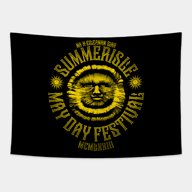 SUMMERISLE MAY DAY FESTIVAL Tapestry by Aries Custom Graphics