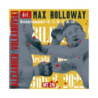 UFC 276 Alexander Volkanovski Max Holloway T-Shirt