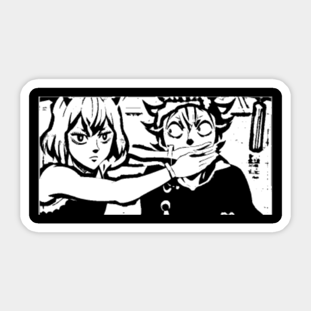 Black Clover Secre And Asta In Custody Black Clover Secre Nero Asta Sticker Teepublic Last warning.) this is a one time thing, you hear me? black clover secre and asta in custody