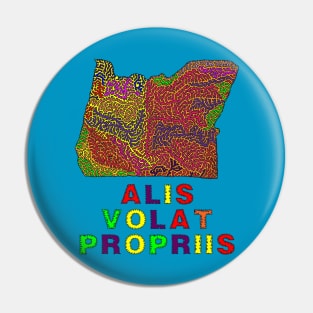 Alis Volat Propriis - "She flies with her own wings" Pin