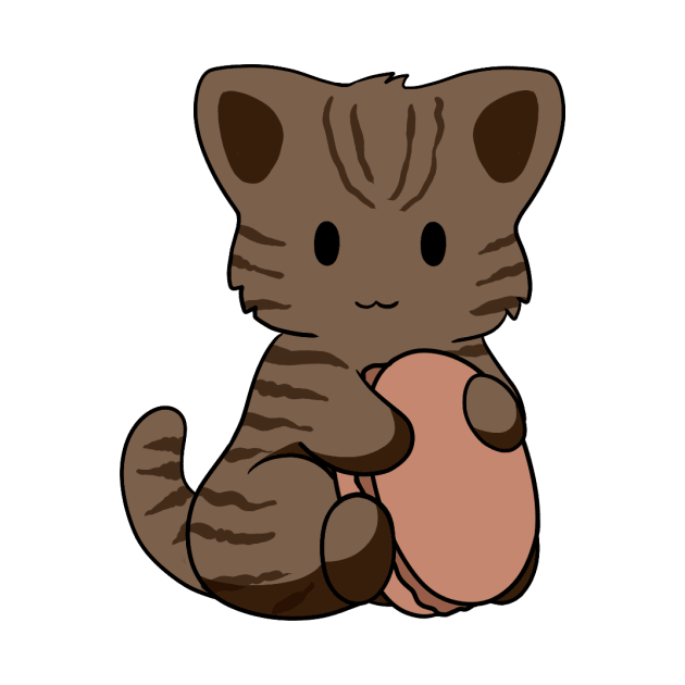 Brown Tabby Cat Macaron by BiscuitSnack