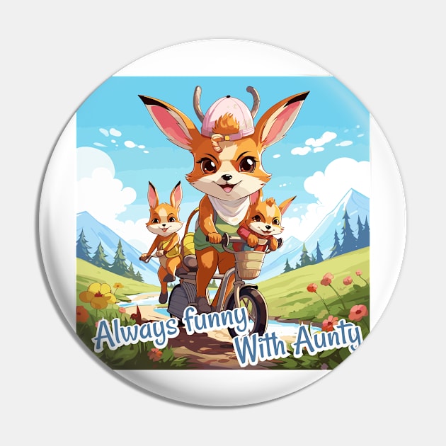 Always funny with aunty Pin by JessCrafts