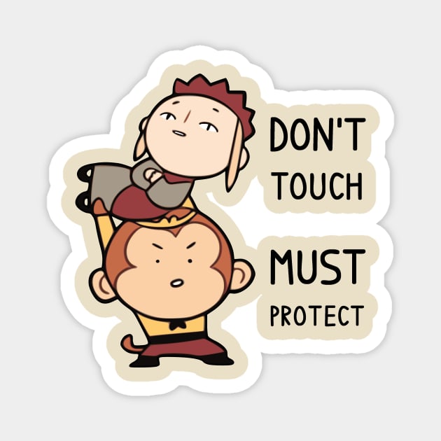 Don't Touch Must Protect Magnet by 	 FatharaniYasmin