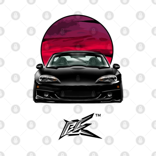 MAZDA MIATA NB STANCED BLACK by naquash