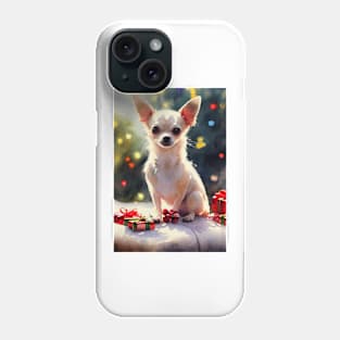 Watercolor chihuahua Phone Case