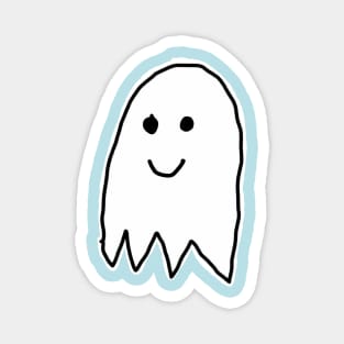 Cute Ghost, Ignorant Doodle Tattoo Magnet