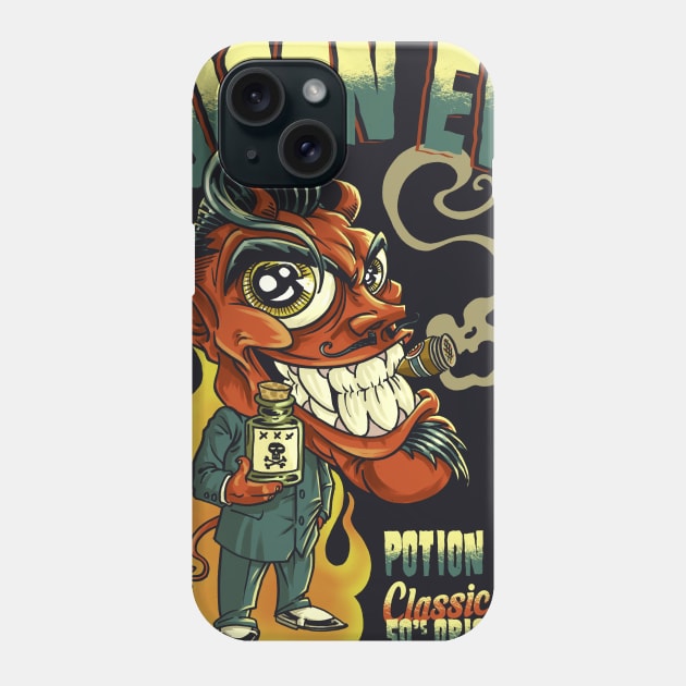 Poison Evil Phone Case by nanobarbero