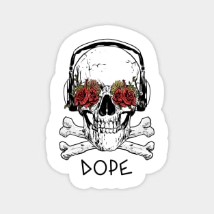 Dope Skull Merch Magnet