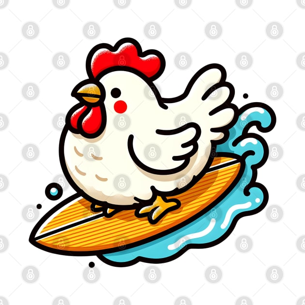 Surfing chicken by Japanese Fever