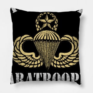 United States Paratrooper Airborne Veterans Day Gift Pillow