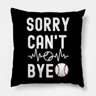 Game day vibes sorry can't baseball bye shirts game day baseball shirts baseball vibes shirt sports mom shirt baseball mom baseball season Pillow