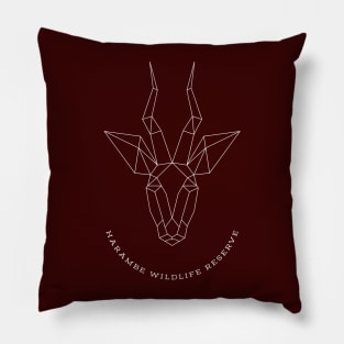 Harambe Wildlife Reserve Antelope Pillow