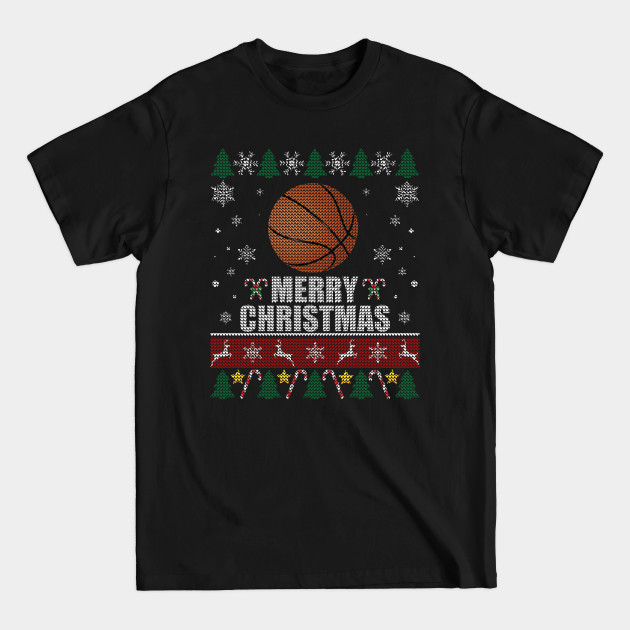 Discover Basketball Ball Christmas - Basketball Christmas - T-Shirt