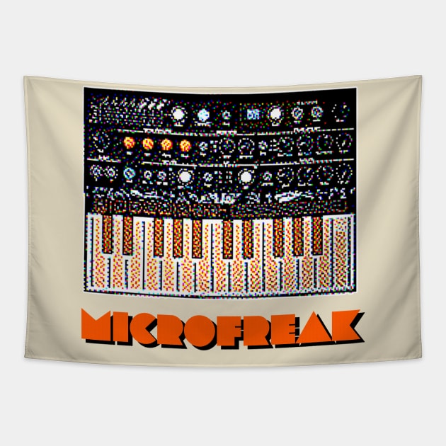 MicroFreak Synthesizer ∆∆∆ Pixelart Design Tapestry by DankFutura