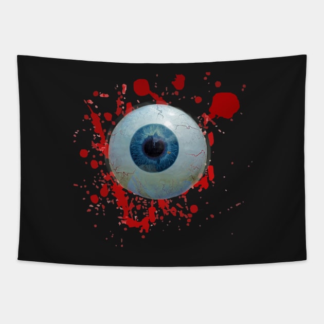 Halloween Apparel Horror Eyeball & Gore Tapestry by tamdevo1