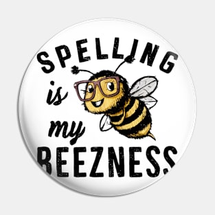 Spelling is my beezness Pin