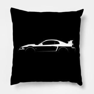 Ford Mustang SVT Cobra R (2000) Silhouette Pillow