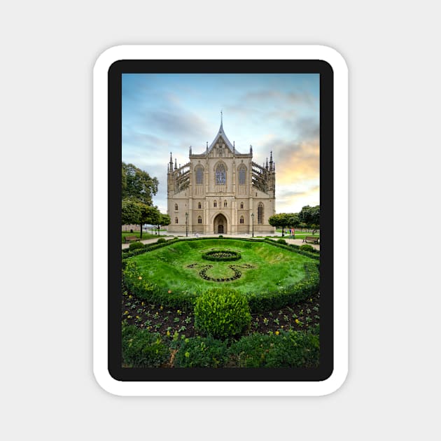 Church of Saint Barbara in Kutna Hora, Czech Republic Magnet by mitzobs